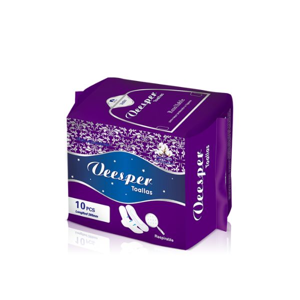 Toallas Higienicas Veesper Morada - Bolsa 10 UN, , large image number null