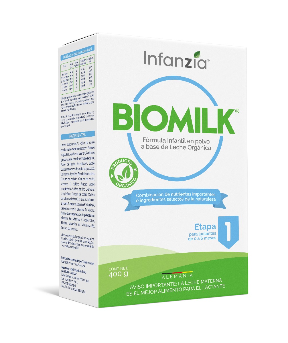 Infanzia Biomilk 1 x 400 gr - Caja 1 UN, , large image number null