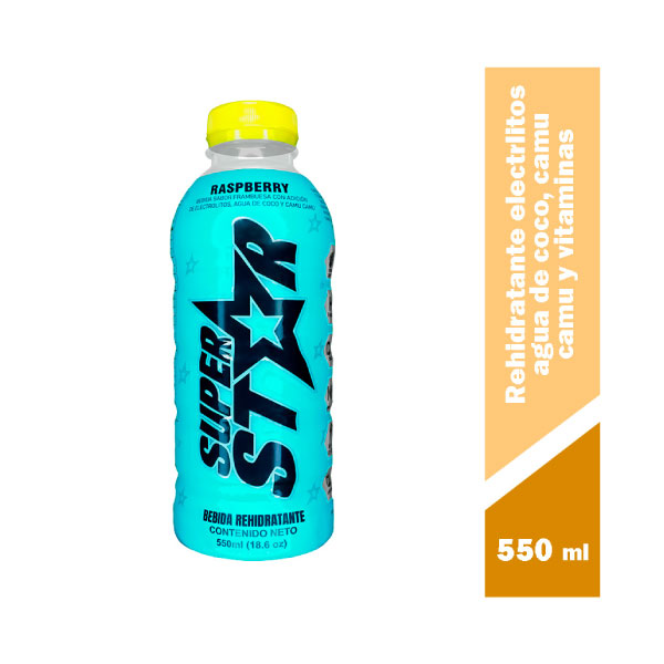Super Star Frambuesa - Botella 550ML, , large image number null
