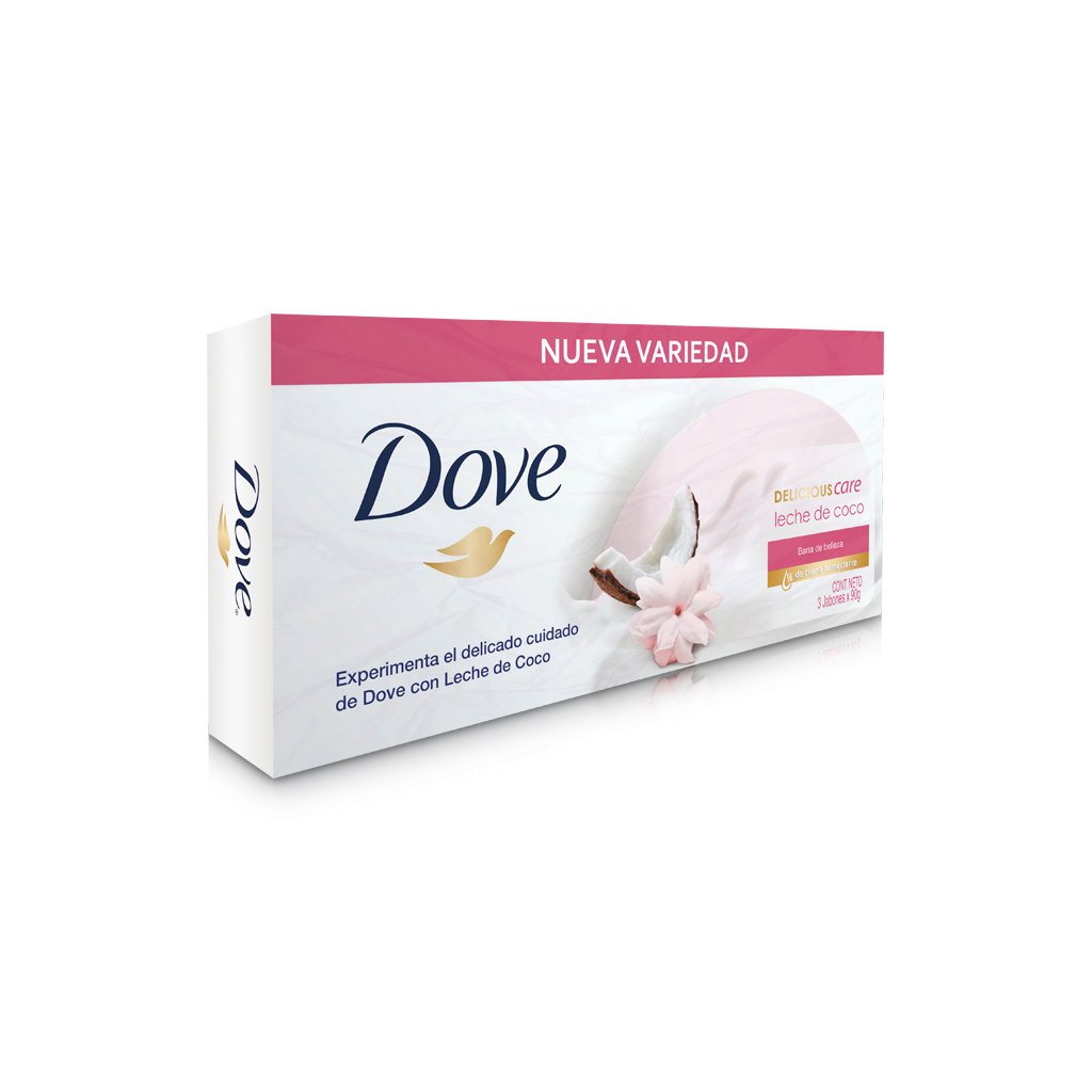 Jab&oacute;n Dove Leche De Coco - Pack 3 UN, , large image number null