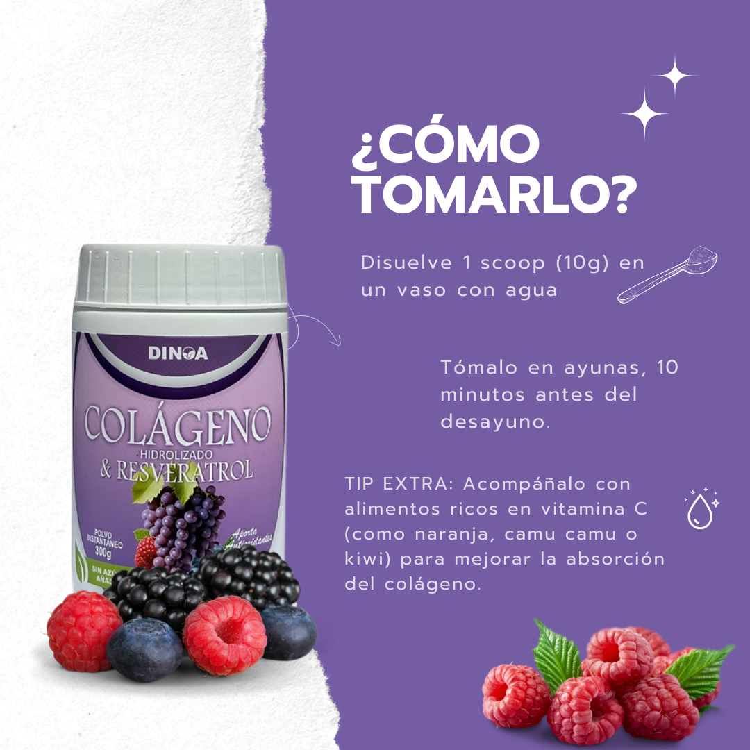 Col&aacute;geno Hidrolizado Con Resveratrol Sabor Frutos Del Bosque - Pote 300 G, , large image number null