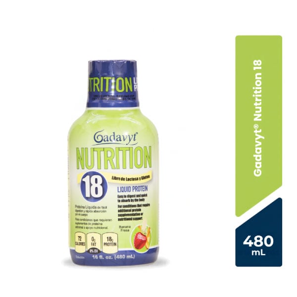 Gadavyt&reg; Nutrition 18 Liquid Protein - Frasco 480 Ml, , large image number null
