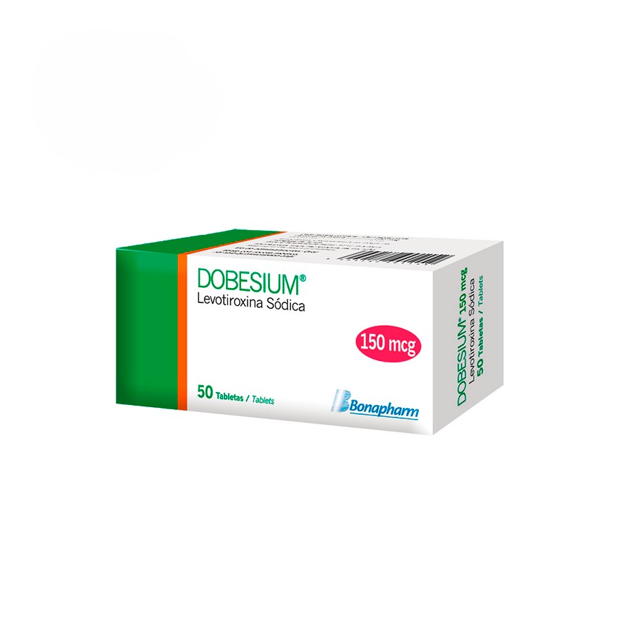 Dobesium 150 Mcg Tableta - Caja 50 UN, , large image number null