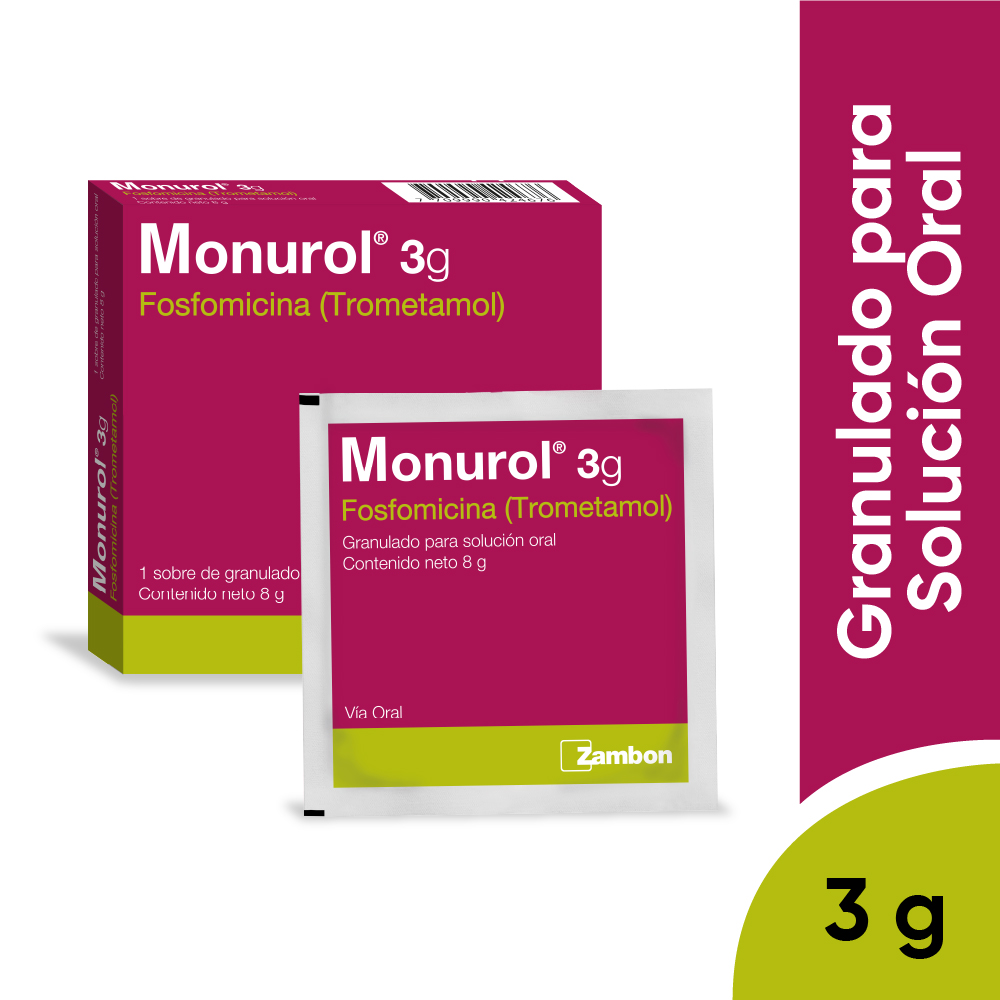 Monurol 3 G Granulado Para Soluci n Oral Caja 1 UN