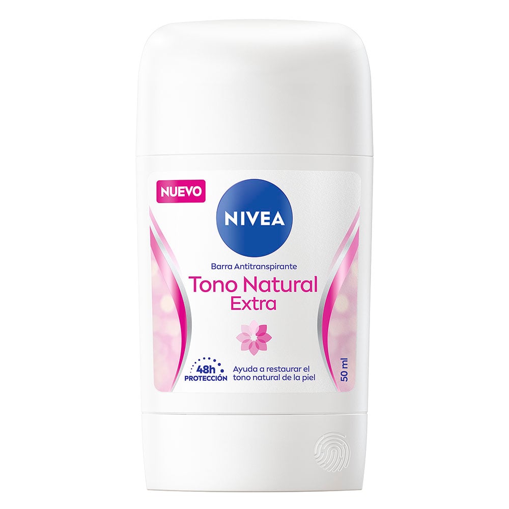 Nivea Deo Mujer Barra Tono Natural Extra - Frasco 50 Ml, , large image number null