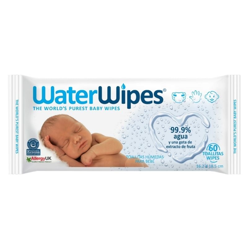 Water Wipes Toalla H&uacute;meda - Bolsa 60 UN, , large image number null