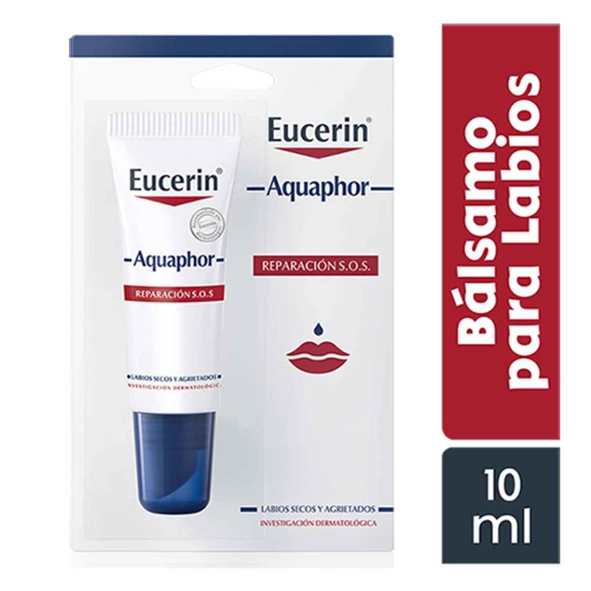 Eucerin Aquaphor Reparador de Labios - Tubo 10 ml, , large image number null