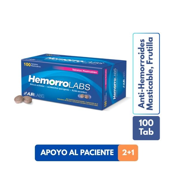 Hemorrolabs Tabletas Masticables image number null