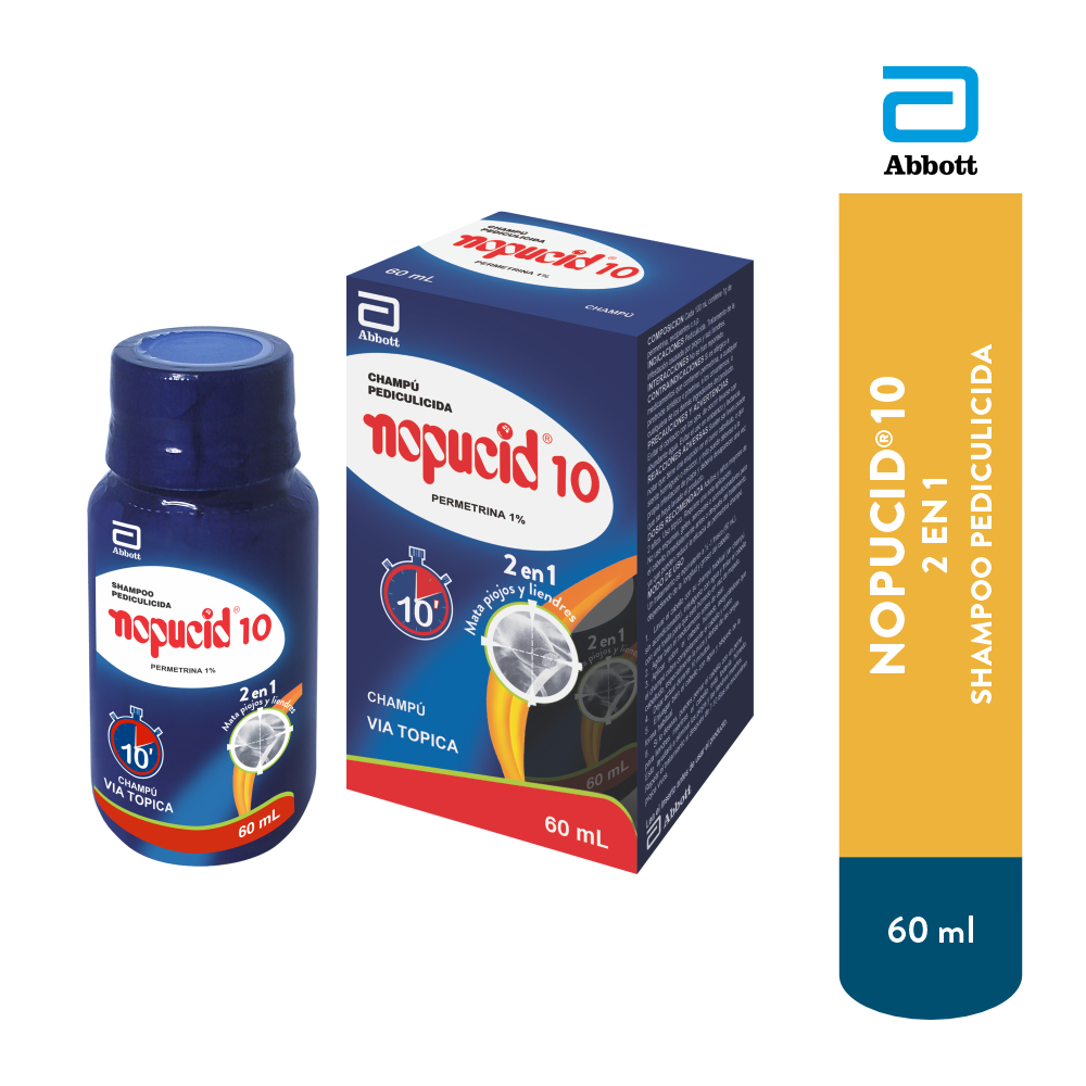 Nopucid 10 Shampoo - Frasco 60 ML, , large image number null