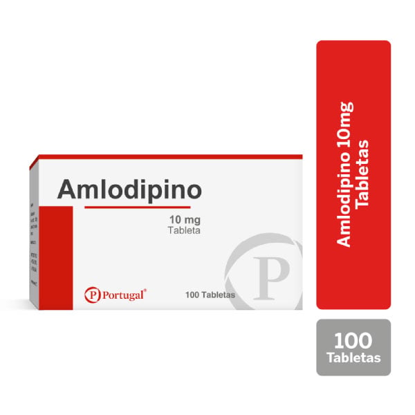 Amlodipino 10 Mg Tableta - Caja 100 UN, , large image number null
