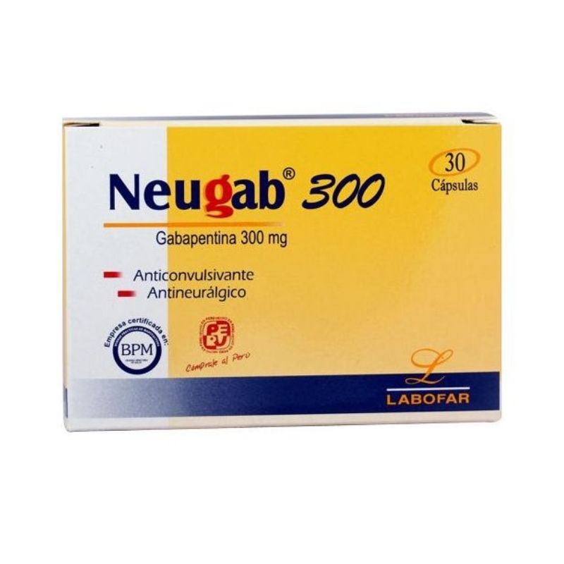 Neugab 300Mg C&aacute;psula - Caja 30 UN, , large image number null