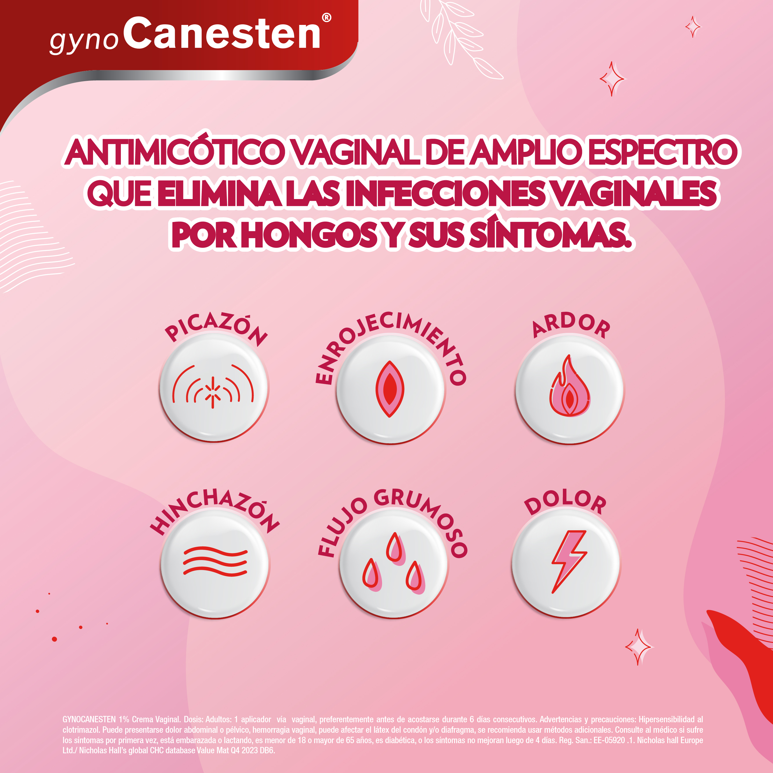 Gynocanesten 1% Crema Antimic&oacute;tica Vaginal - Tubo 50 G, , large image number null