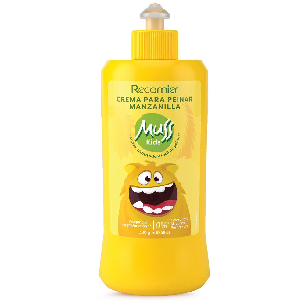 Muss Kids Crema para Peinar Manzanilla - Pote 300 G, , large image number null