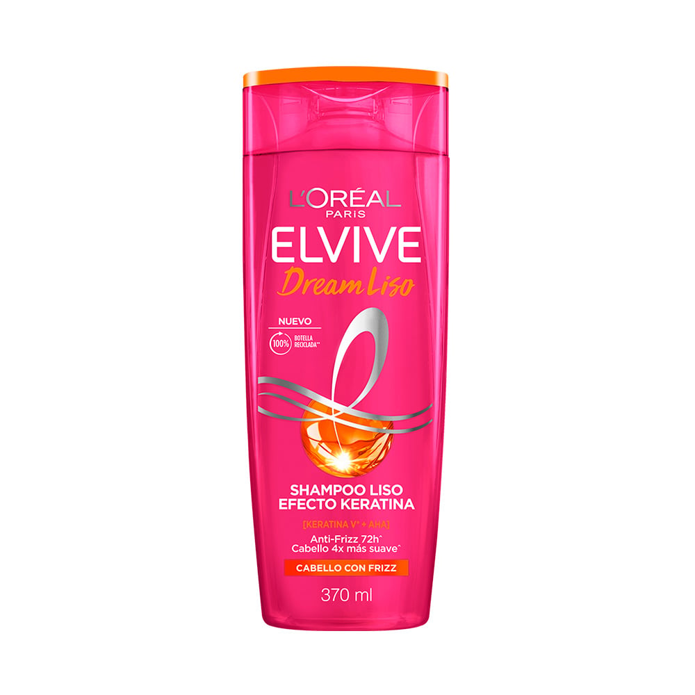 Shampoo Efecto Keratina Elvive Dream Liso - Frasco 370 ML, , large image number null