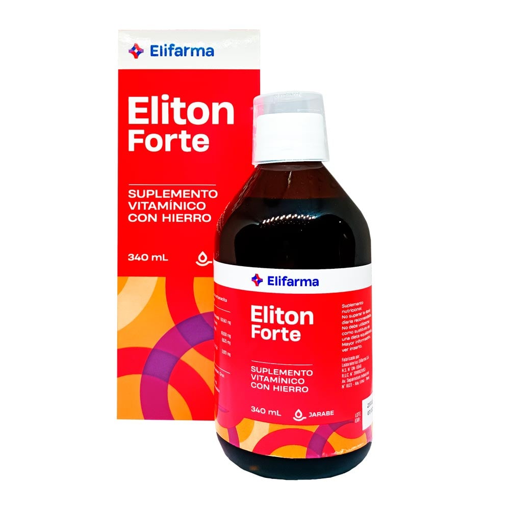 Eliton Forte Jarabe - Frasco 340 ML, , large image number null