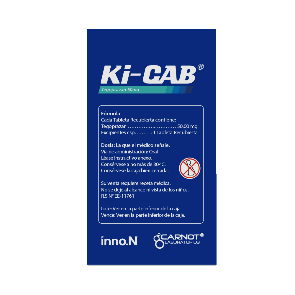 KI-CAB 50mg Tableta Recubierta - Frasco 30 ML, , large image number null