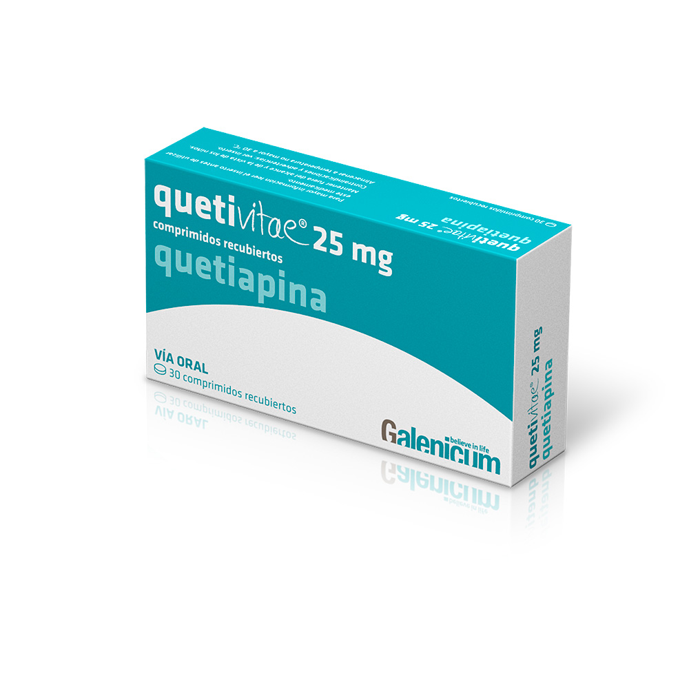 Quetivitae 25 Mg Comprimido Recubierto -  Caja 30 UN, , large image number null