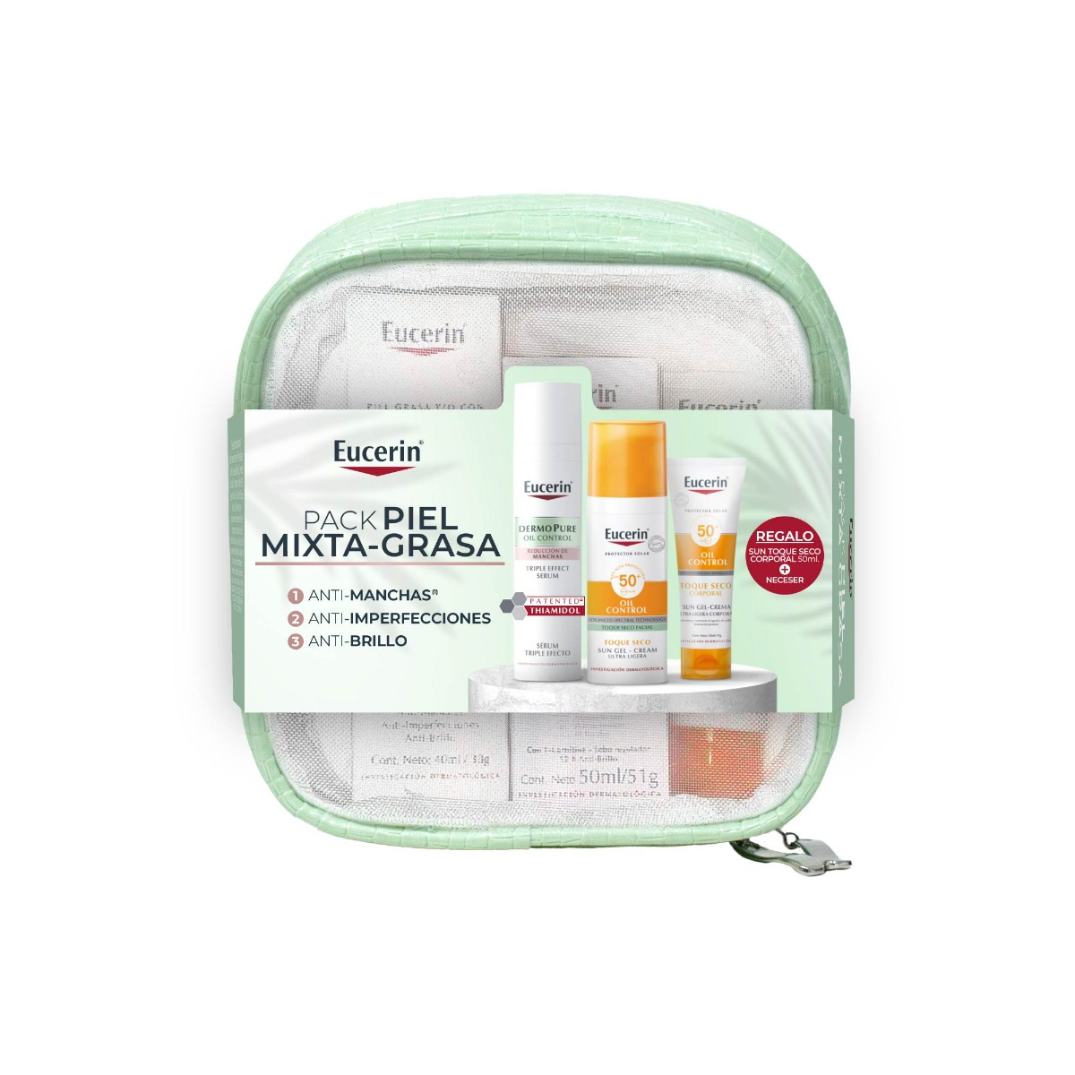 Pack Eucerin Piel mixta - grasa - Neceser 1 UN, , large image number null