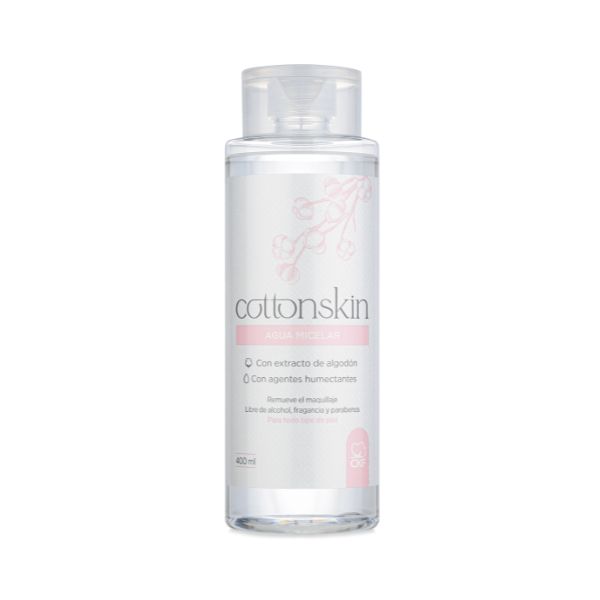 CottonSkin Agua Micelar - Frasco 400ML, , large image number null