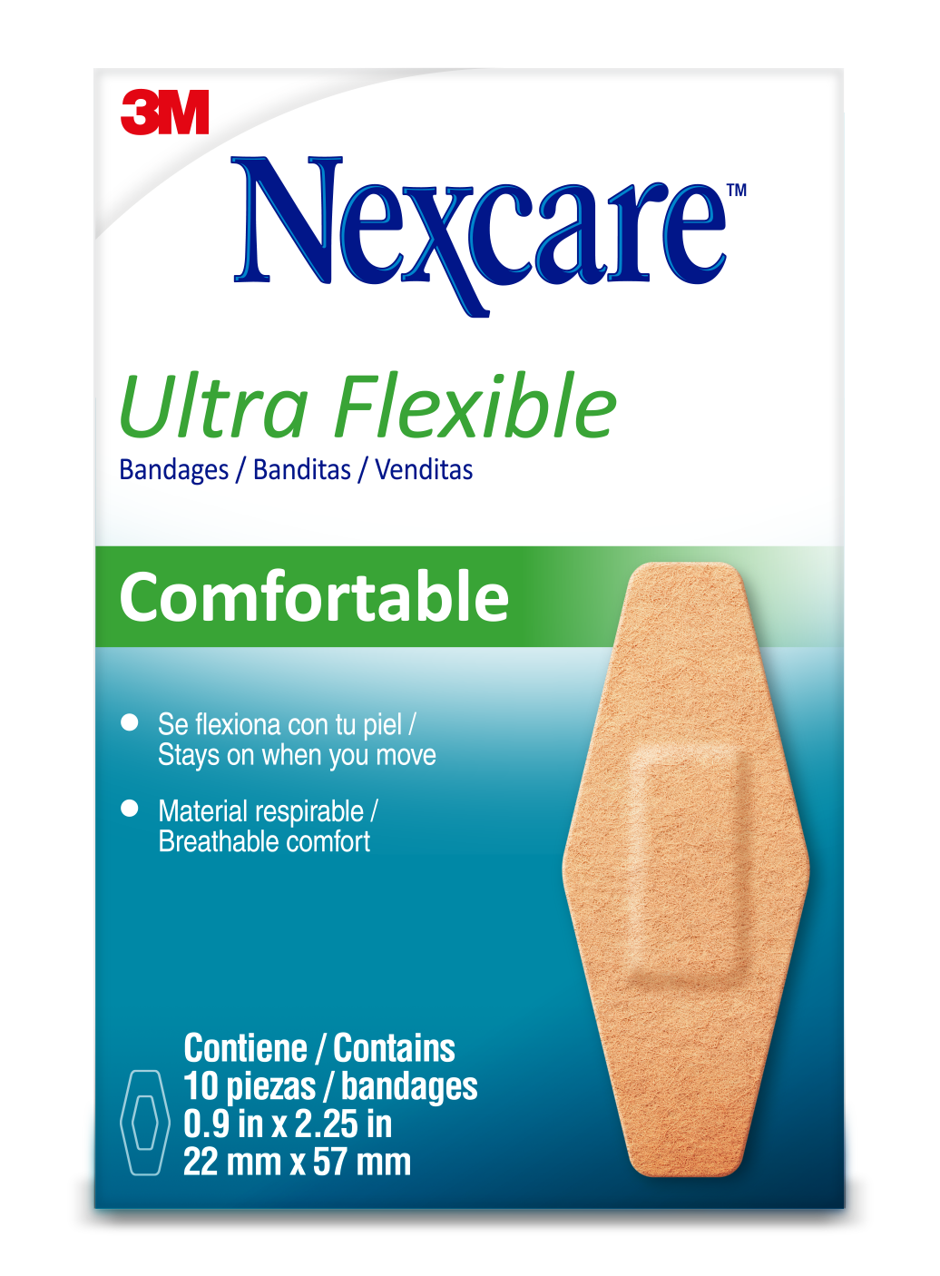 Nexcare Banditas Ultra Flexible - Caja 10 UN, , large image number null