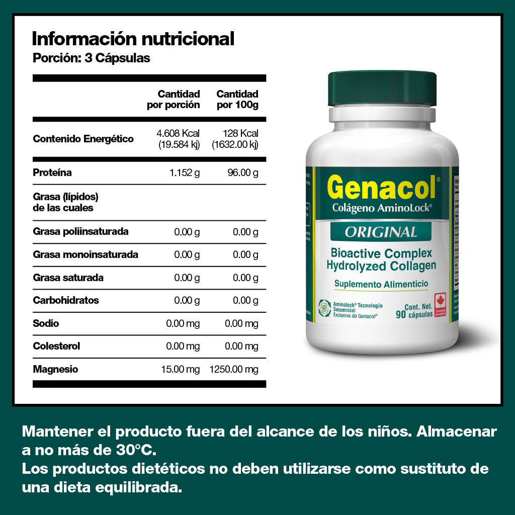 Genacol Original con Aminolock - Frasco 90 UN, , large image number null